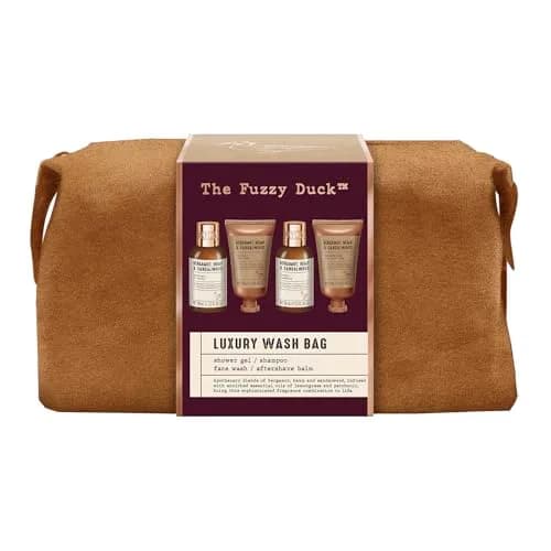 Baylis & Harding Fuzzy Duck Luxury Wash Bag Gift Set For Men | Bergamot, Hemp & Sandalwood Scent thumbnail 2