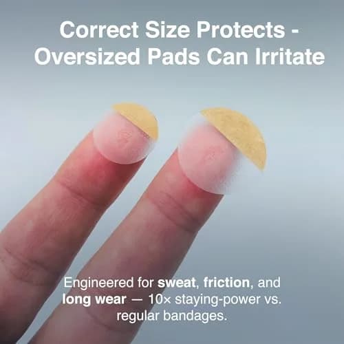 NipEaze Original Sports Nipple Covers - Patented & Proven Chafing Prevention - Regular Size (60 Pairs) | 0.75 Inch Diameter thumbnail 6