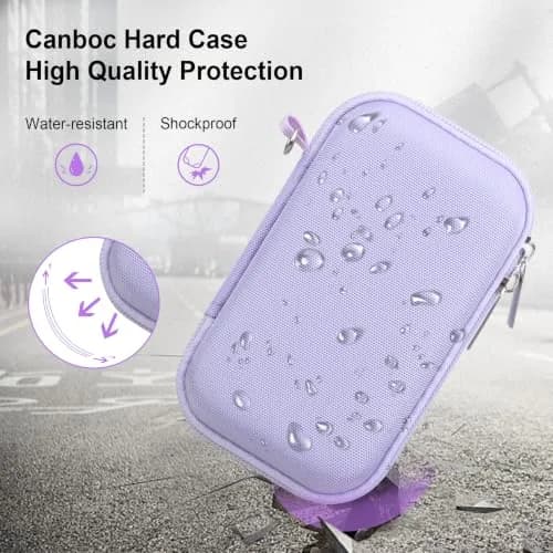 Canboc Purple Case for Canon PowerShot G7X Mark III/ Mark II Digital Camera | Fits Cameras Under 5.1x2.9x2.26 Inch thumbnail 4