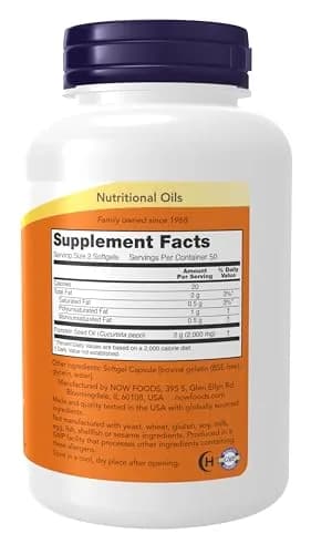 NOW Foods Pumpkin Seed Oil 1000 mg Softgels | 1200 Count (Pack of 12) | Cold Pressed, Non-GMO, Gluten-Free thumbnail 2