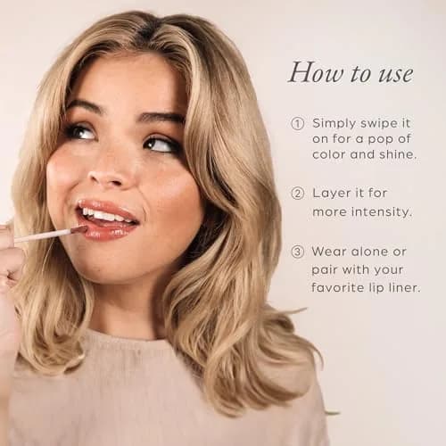 PÜR Glossy Lip Tint & Plumping Lip Oil 1 Fl Oz | Buildable High-Shine Color with Nourishing Skincare thumbnail 5