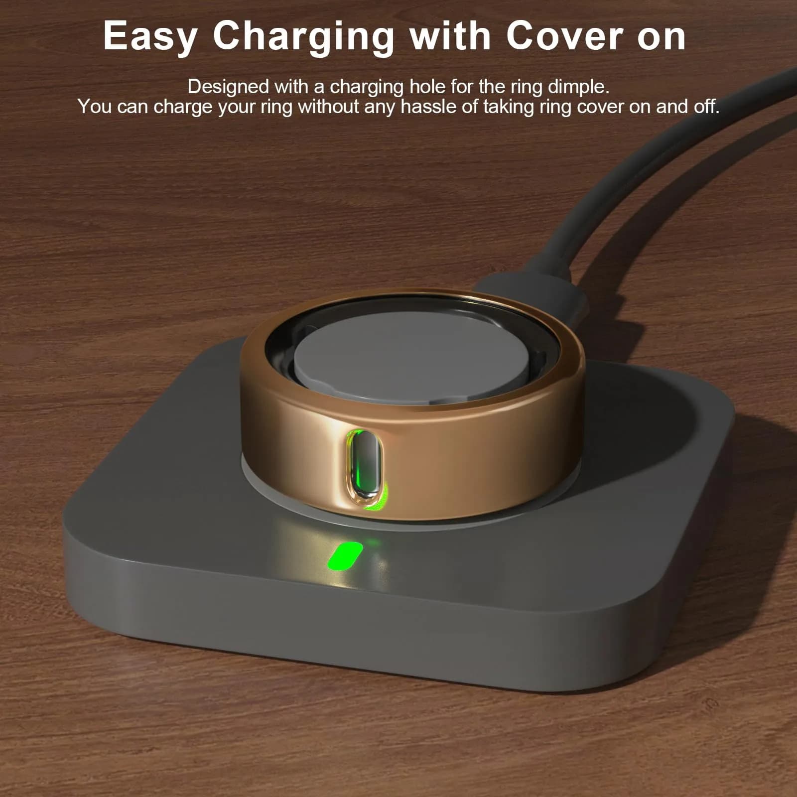 ZOOROO Oura Ring Cover Compatible with Gen 4/3 Horizon/Heritage (Size 9, 3-Pack) | Support Charging with Cover On thumbnail 2