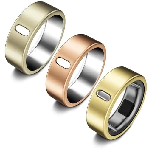 ZOOROO Oura Ring Gen 3/4 Case | Gold+Champagne+RoseGold, Size 7 — Gold+ChampagneGold+RoseGold / Size 7