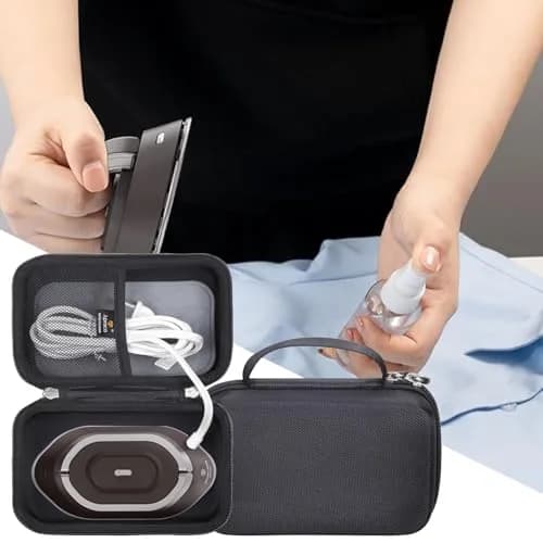 Aproca Home Travel Iron Mini Dry Iron Case | Compact, Durable & Stylish (enables safe travel with accessories) thumbnail 4