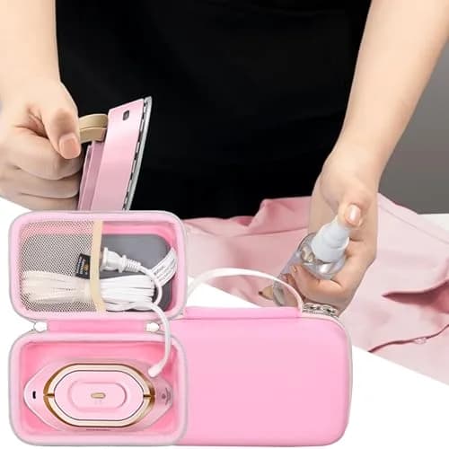 Aproca Pink HOME Case for Newbealer Travel Iron Mini Dry Iron | Compact & Durable thumbnail 4
