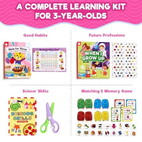 Learnabee Educational Learning Toy for 3 Year Olds | Screen-Free Cognitive & Socio-Emotional Development thumbnail 2