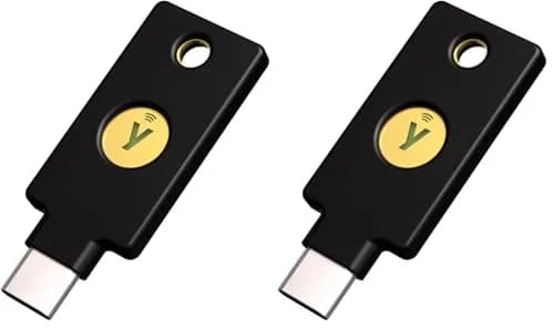 Yubico Security Key C NFC Basic Compatibility Pack of 2 | Multi-Factor Authentication Passkey with USB-C & NFC thumbnail 1