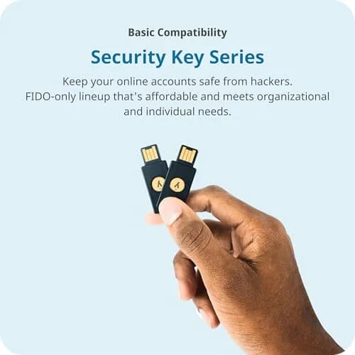 Yubico Security Key C NFC Basic Compatibility Pack of 2 | Multi-Factor Authentication Passkey with USB-C & NFC thumbnail 2