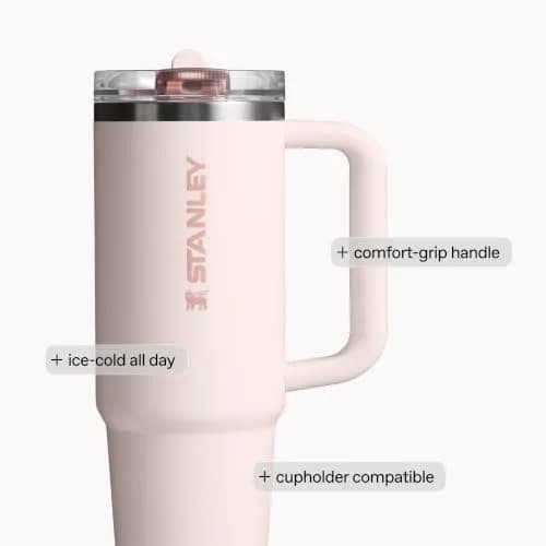 STANLEY Quencher ProTour Flipstraw Tumbler 40 oz (1180 ml) | Leakproof Insulated Stainless Steel Cup with Handle thumbnail 5