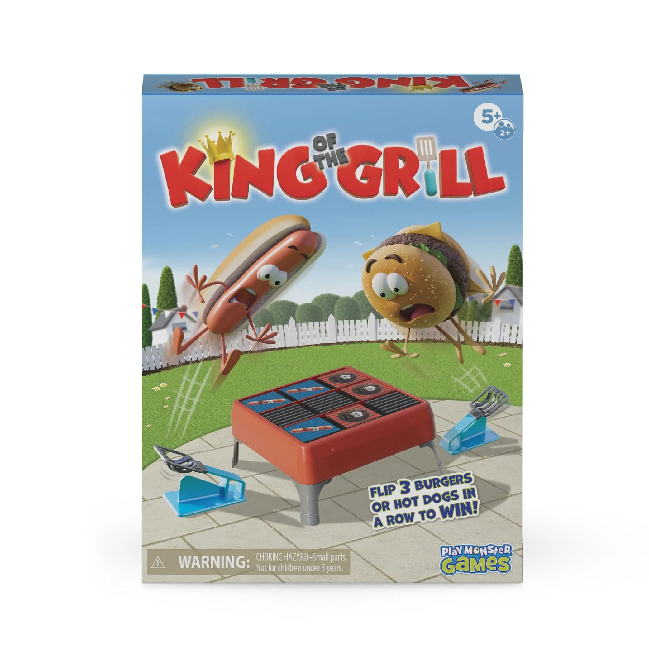 PlayMonster Navy Battle Board Game | 2-Player Strategy Game with Auto-Reset Feature — King of the Grill