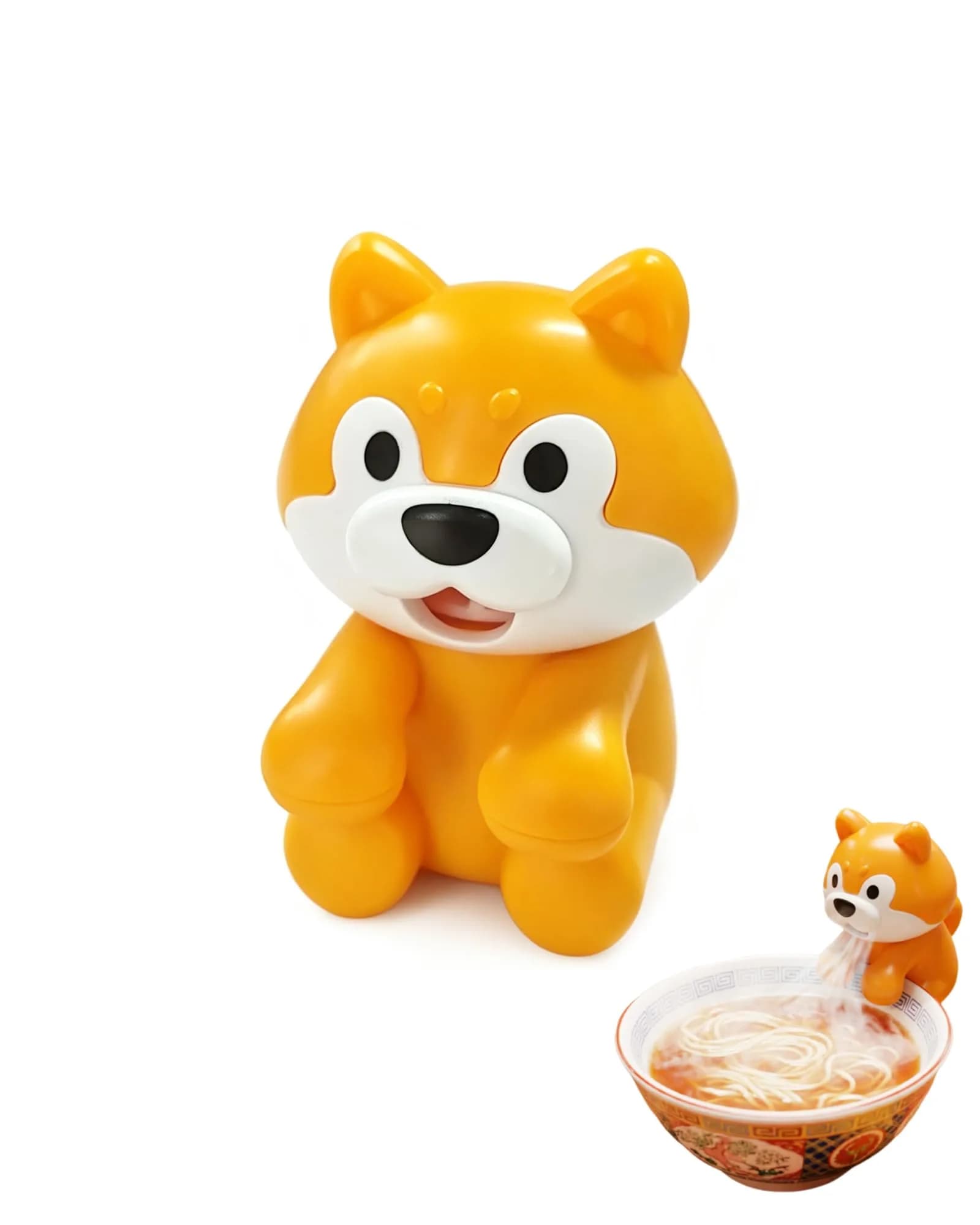 JODUY Clip-On Mini Fan for Cup & Bowl – Dog-Shaped Air-Blowing Cooling Attachment 8.5cm x 6cm x 6cm | Dual-Function Operation - main product image