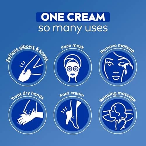 NIVEA Creme Moisturizing Cream 162ml (5.5 Fl Oz) | Intensive Hydration for Face, Body & Hands thumbnail 8