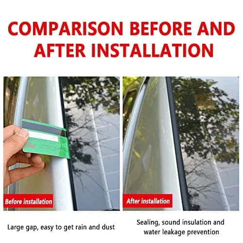Turcee T-Car Weather Strip Seal 5m (16Ft) | Seals Gaps, Reduces Noise & Dust thumbnail 4