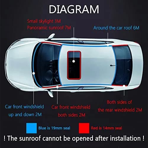 Turcee T-Car Weather Strip Seal 5m (16Ft) | Seals Gaps, Reduces Noise & Dust thumbnail 6