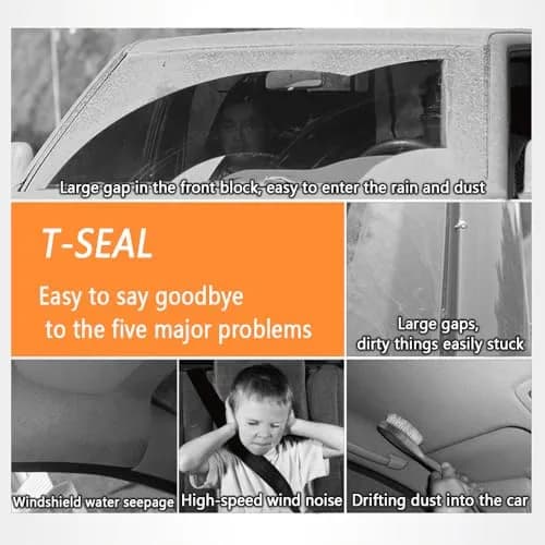 Turcee T-Car Weather Strip Seal 5m (16Ft) | Seals Gaps, Reduces Noise & Dust thumbnail 3