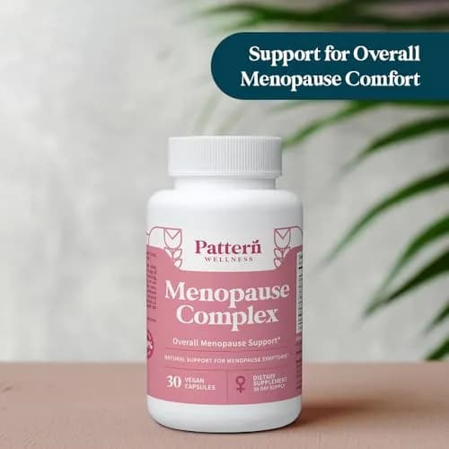 Pattern Wellness Menopause Complex Supplement – 90 Vegan Capsules | Herbal Support for Women’s Balance thumbnail 8