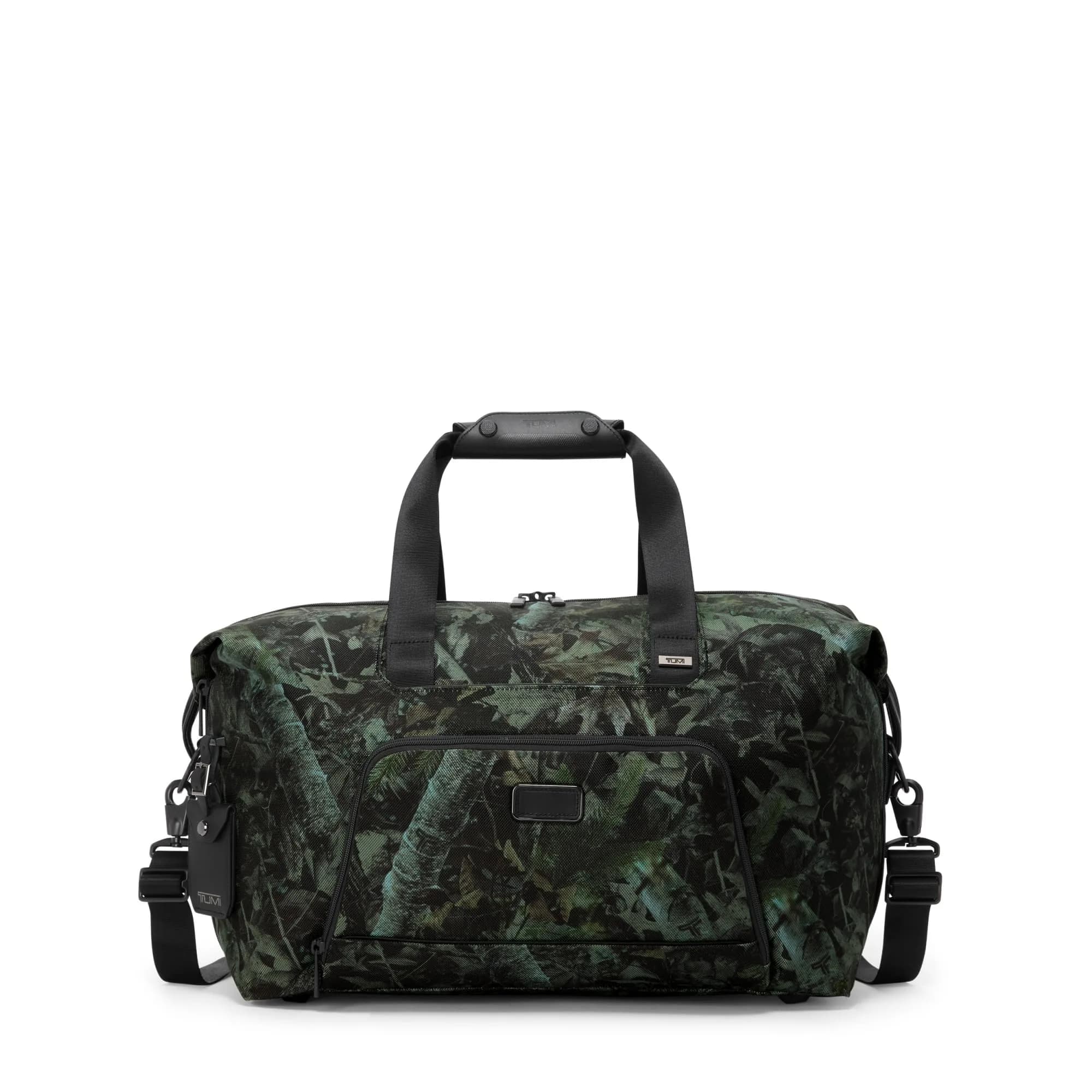 TUMI Unisex Double Expansion Duffel, Black | 31L Capacity, Expandable for Long Weekends — FOREST CAMO / One Size
