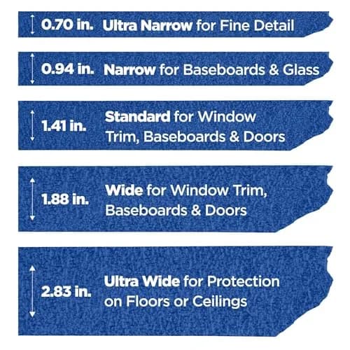 ScotchBlue Original Multi-Surface Painter's Tape 0.94 in x 60 Yds (6 Rolls) | Protects Surfaces, Removes Easily, Indoor/Outdoor Use thumbnail 7