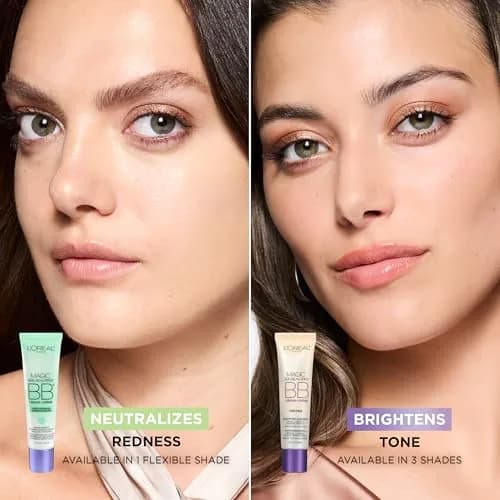 L'Oreal Paris Magic BB Cream Medium Shade, Pack of 3, 1 fl oz | Hydrating Skin Beautifier & Color Changing Foundation thumbnail 3