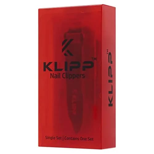 KLIPP Heavy Duty Nail Clippers for Men with Catcher (2-Pack, Matte Black) | Razor-Sharp Self-Collecting Fingernail & Toenail Cutter thumbnail 7