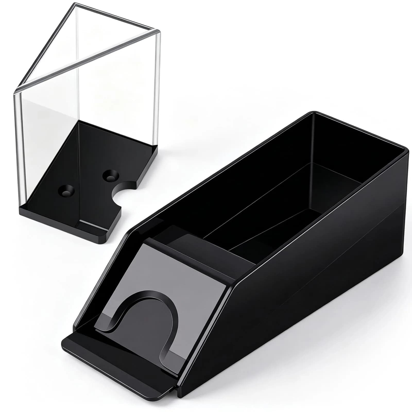 Honoson Blackjack Shoe and Discard Tray Set 6 Deck Acrylic | Casino Game Accessory - main product image