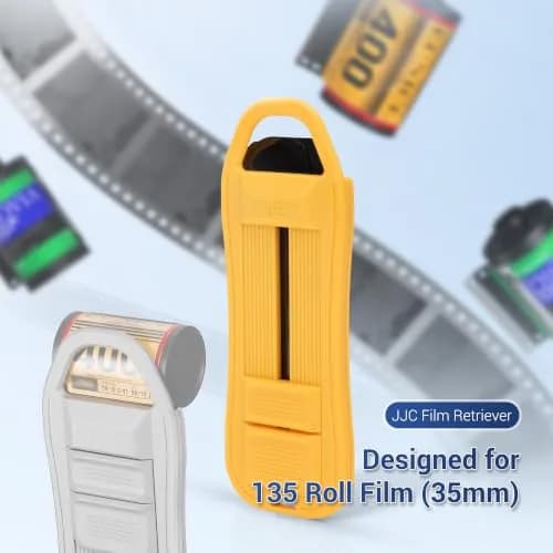 JJC Film Retriever Tool Extractor for 35mm Film Developing w Lanyard Yellow | Safe, Fast & Daylight-Friendly thumbnail 2