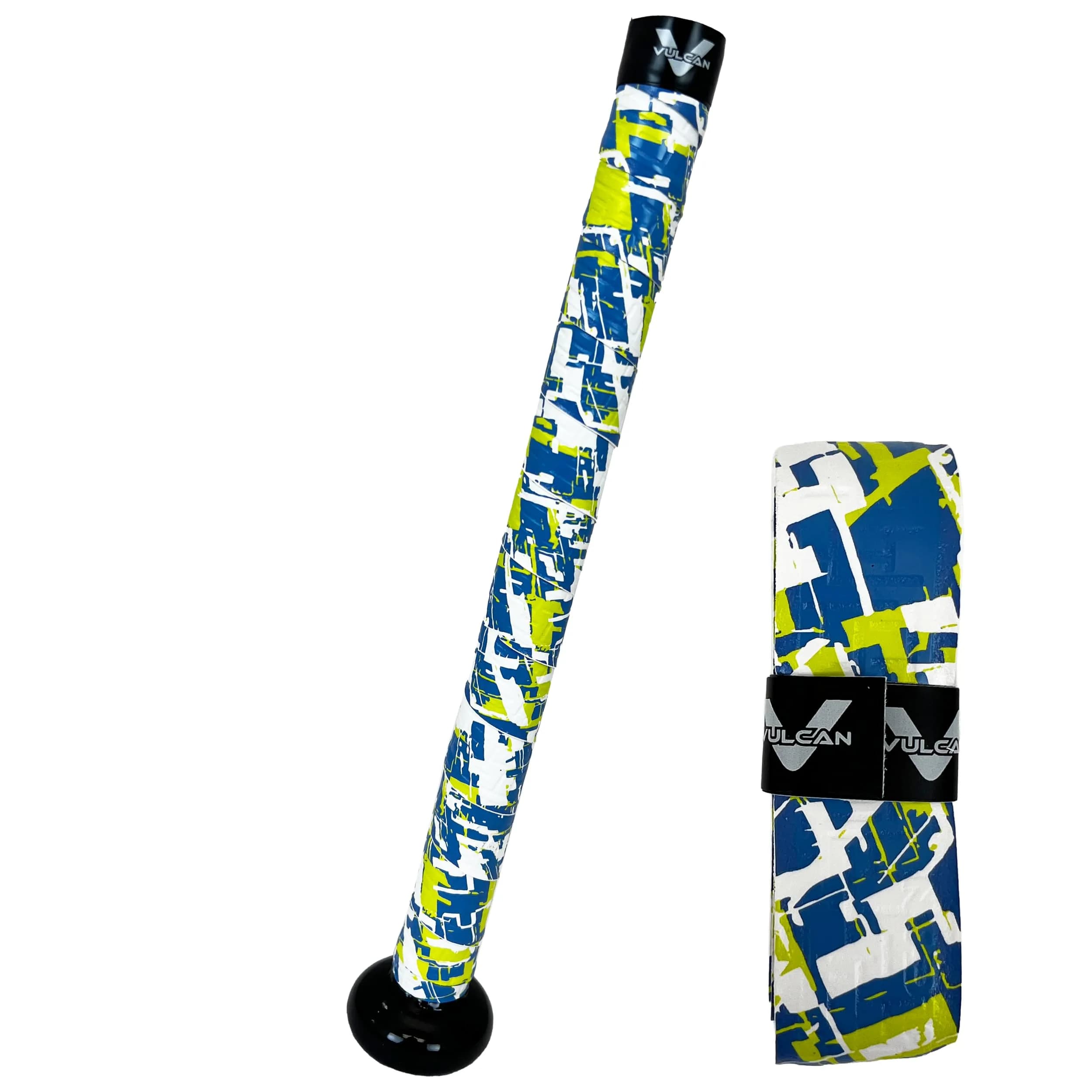 Vulcan 1.75mm Bat Grip for Baseball & Softball | Optic Yellow | 1.75mm (Standard) — Volt Surge