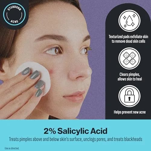 Oxy Deep Pore Acne Cleansing Pads with 2% Salicylic Acid | 110 Count (Pack of 2) thumbnail 2