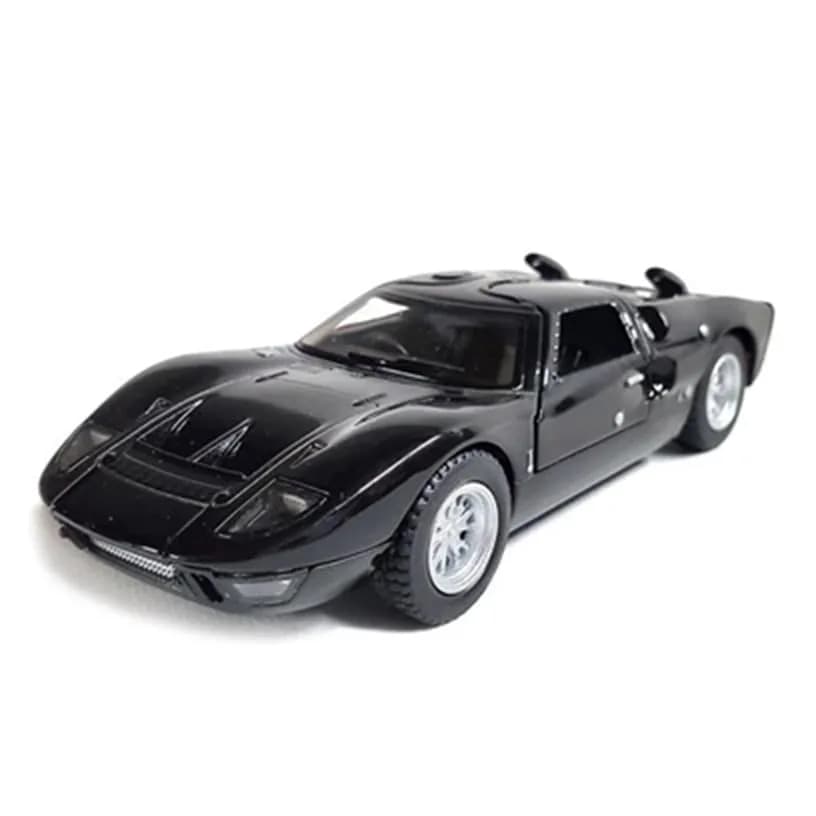 KiNSMART Ford GT40 MKII Heritage Edition 5" 1:32 Scale Die Cast Model Toy Classic Black | Realistic Pullback Race Car for Kids & Collectors thumbnail 2