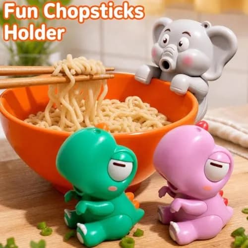 Generic Cooling Clip-On Mini Fan for Cup & Bowl, Cute Animal Food Chiller with USB-C Rechargeable Battery | 8.5cm (3.35") thumbnail 2