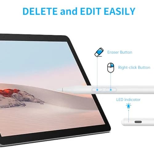 hacey MPP 2.0 Stylus Pen for HP Laptops | 4096 Pressure Sensitivity, USB-C Rechargeable thumbnail 6