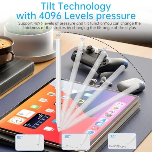 hacey MPP 2.0 Stylus Pen for HP Laptops | 4096 Pressure Sensitivity, USB-C Rechargeable thumbnail 3