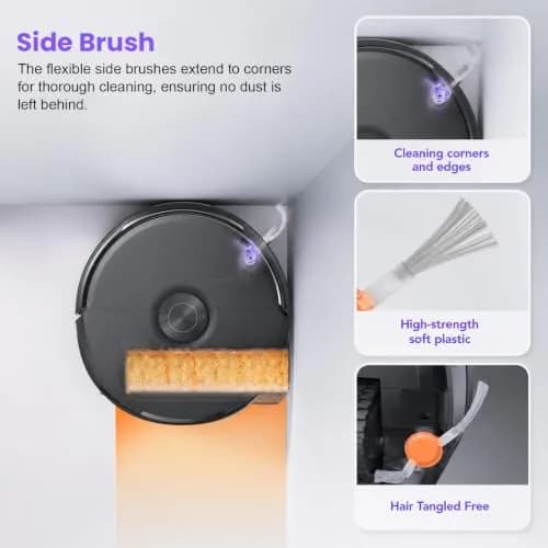 BTRSOLUS 18 Pcs Accessories Kit for NARWAL FLOW 2 Robot Vacuum | Complete Replacement Set with HEPA Filters, Dust Bags, Mops & Brushes thumbnail 4