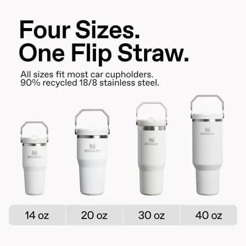 STANLEY IceFlow 2.0 Flip Straw Tumbler with Handle 20 oz (591 mL) | Insulated Stainless Steel, Leakproof, BPA-Free thumbnail 3