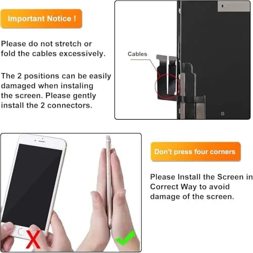 LL TRADER iPhone XR Screen Replacement 6.1'' LCD Digitizer Assembly with Repair Kit | FHD Display thumbnail 12