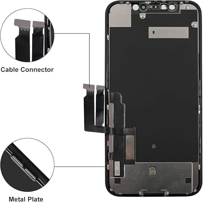 LL TRADER iPhone XR Screen Replacement 6.1'' LCD Digitizer Assembly with Repair Kit | FHD Display thumbnail 9