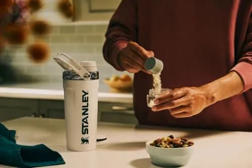 STANLEY Vitalize Shaker Bottle 20 oz | Leakproof, Double-Wall Insulated, Easy Clean, Reusable thumbnail 4