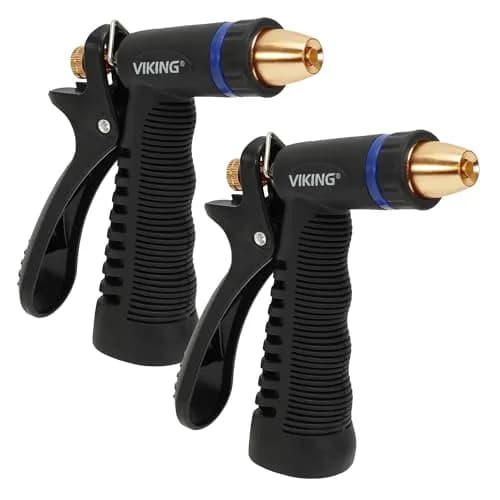 VIKING Heavy Duty Adjustable Hose Nozzle 24 Pack | Fits Standard Garden Hoses for Cars, Home, and Plants — 24-Pack