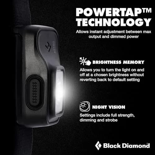 BLACK DIAMOND Astro 300 Headlamp | AAA Powered Dimmable Bright, Weather Resistant thumbnail 3