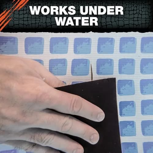 T-REX Heavy Duty Waterproof Repair Tape 4" x 5' Black (Pack of 2) | Bonds to Wet, Dirty, Rough Surfaces thumbnail 5