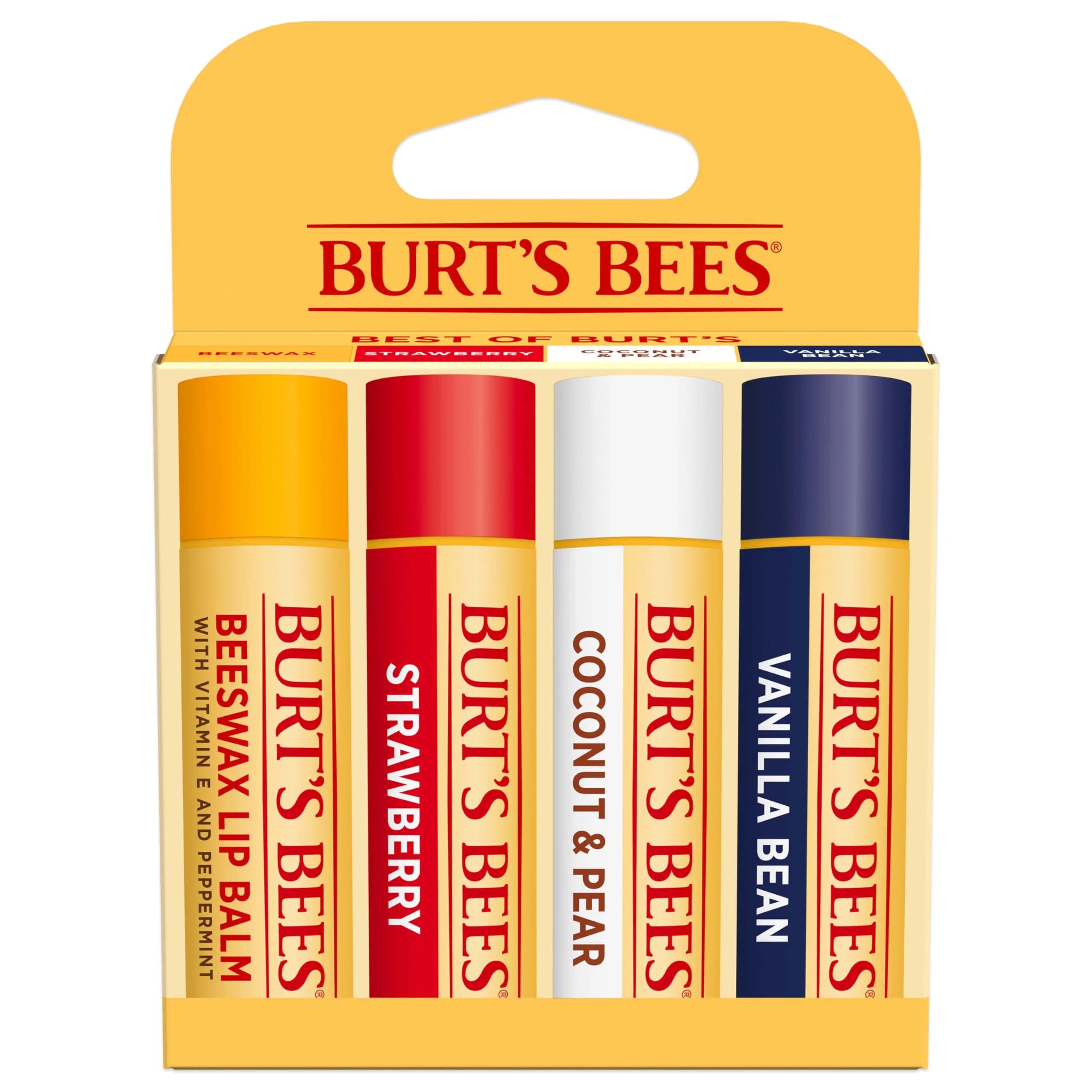 Burt's Bees Lip Balm Pack (4 Tubes x 12 Packs) | Natural Moisturizing Lip Treatment - main product image