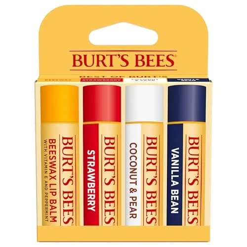 Burt's Bees Lip Balm Pack (4 Tubes x 12 Packs) | Natural Moisturizing Lip Treatment thumbnail 1