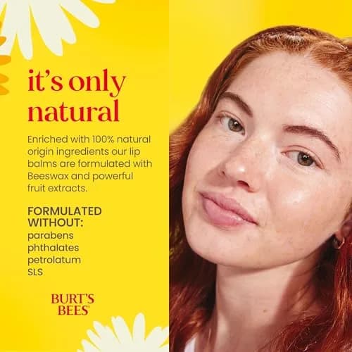 Burt's Bees Lip Balm Pack (4 Tubes x 12 Packs) | Natural Moisturizing Lip Treatment thumbnail 6