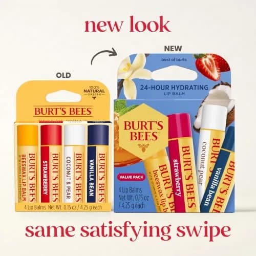 Burt's Bees Lip Balm Pack (4 Tubes x 12 Packs) | Natural Moisturizing Lip Treatment thumbnail 2