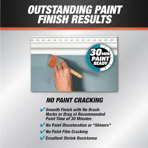 DAP Alex Plus Acrylic Latex Caulk with Silicone, White, 10.1 Oz (121.2 ml) | Pack of 12 thumbnail 5