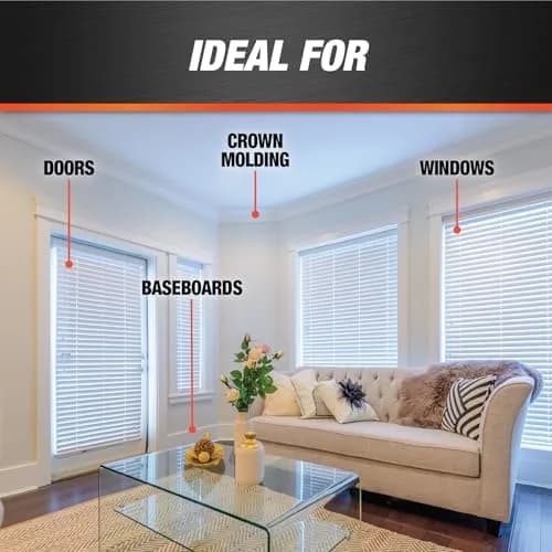DAP Alex Plus Acrylic Latex Caulk with Silicone, White, 10.1 Oz (121.2 ml) | Pack of 12 thumbnail 6