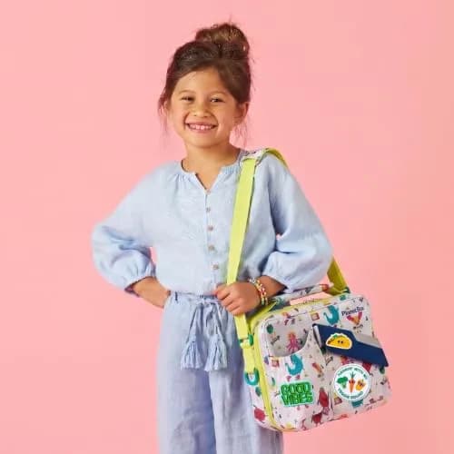 PlanetBox Insulated Lunch Bag with Patches | Durable, BPA-Free, Easy Clean, 12 x 9 x 2.5 Inch thumbnail 7