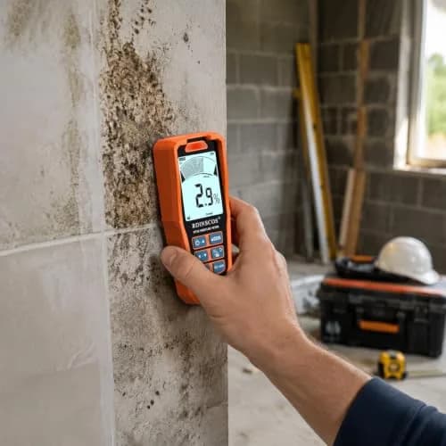 RDINSCOS Pinless Moisture Meter MT35, 6 Modes for Wood, Drywall, Concrete | 19mm Depth, Rechargeable thumbnail 2