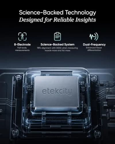 Etekcity WiFi 8-Electrode Smart Body Weight Scale | 200kg Capacity thumbnail 4