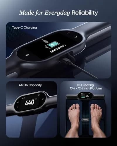 Etekcity WiFi 8-Electrode Smart Body Weight Scale | 200kg Capacity thumbnail 9